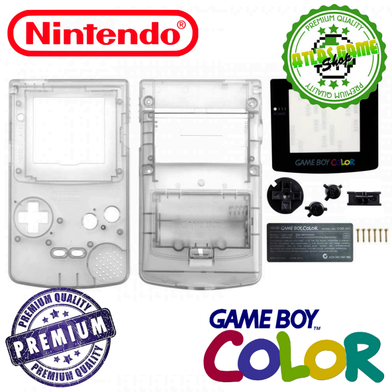 Coque de remplacement complète pour Nintendo Gameboy GBC Jaune
