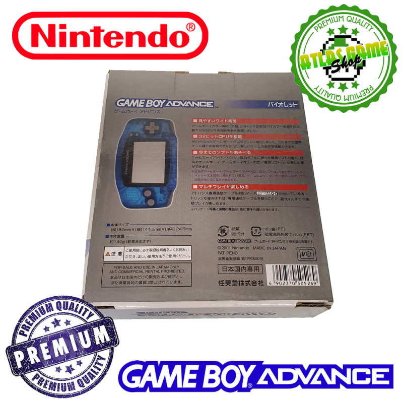 New Box nintendo gameboy advance - GBA - AGB-001