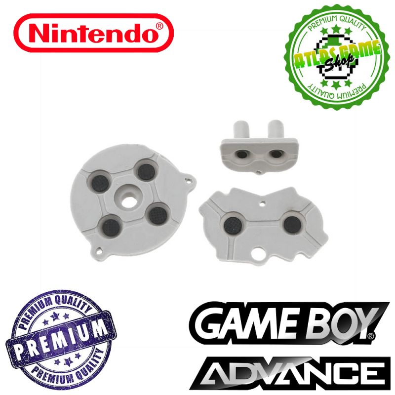 Conductive Rubber Button Silicone Pad Nintendo GameBoy Advance - GBA -  AGB-001